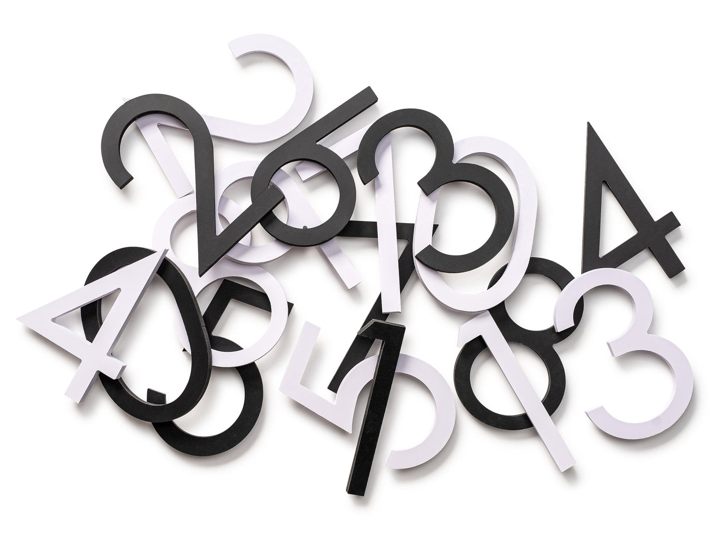 4" Acrylic House Numbers: Reflective, Weatherproof DIY Street Address