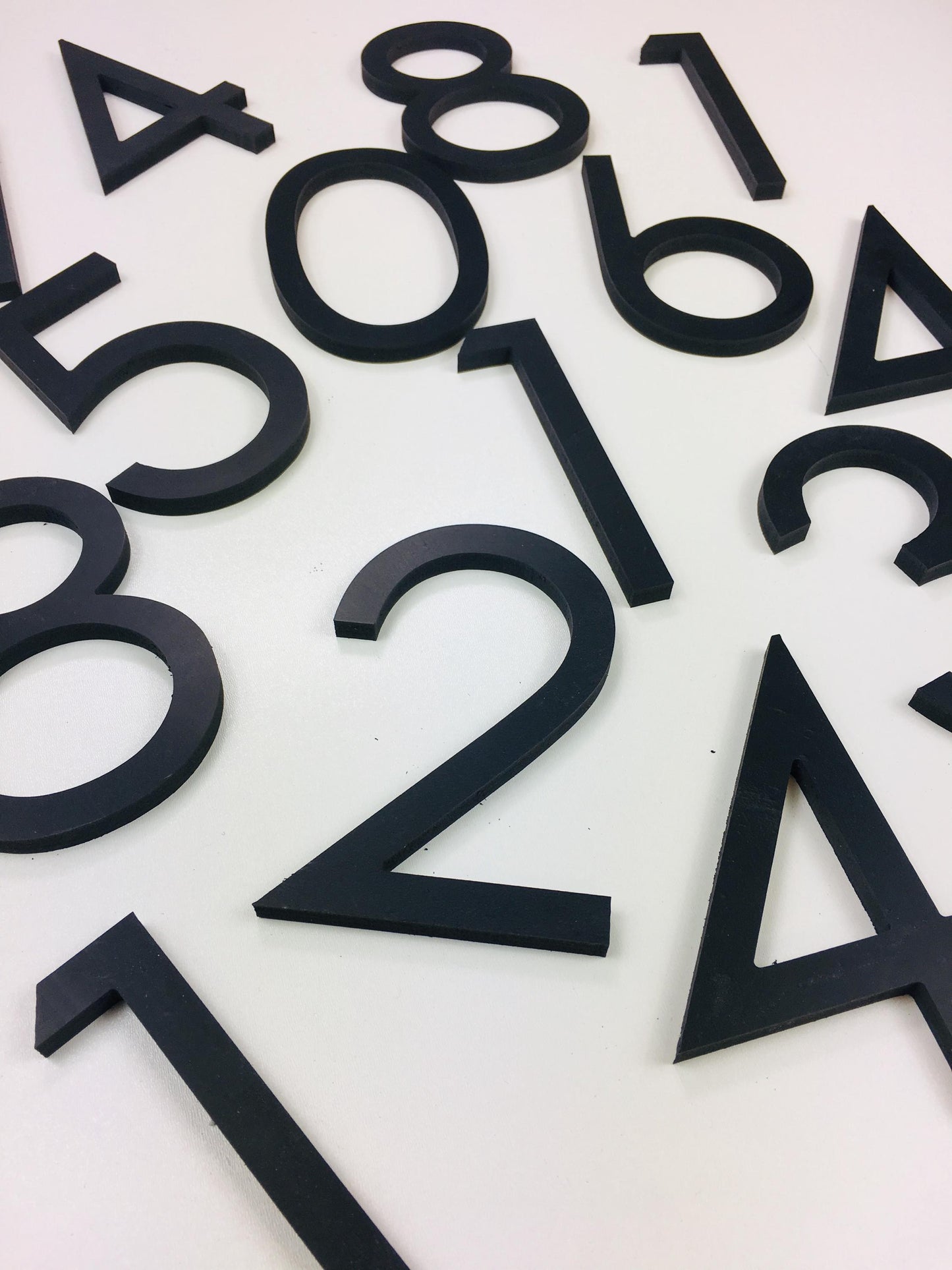 4" Acrylic House Numbers: Reflective, Weatherproof DIY Street Address