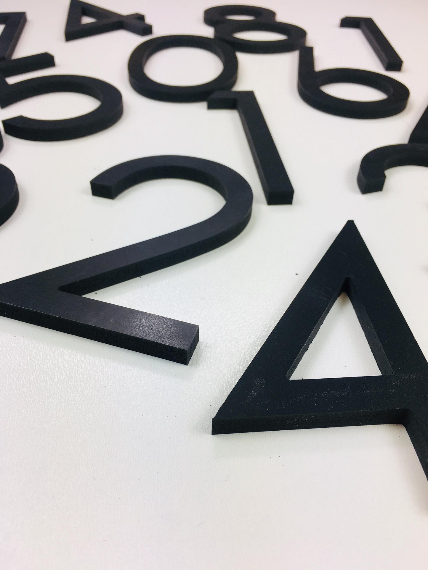 4" Acrylic House Numbers: Reflective, Weatherproof DIY Street Address