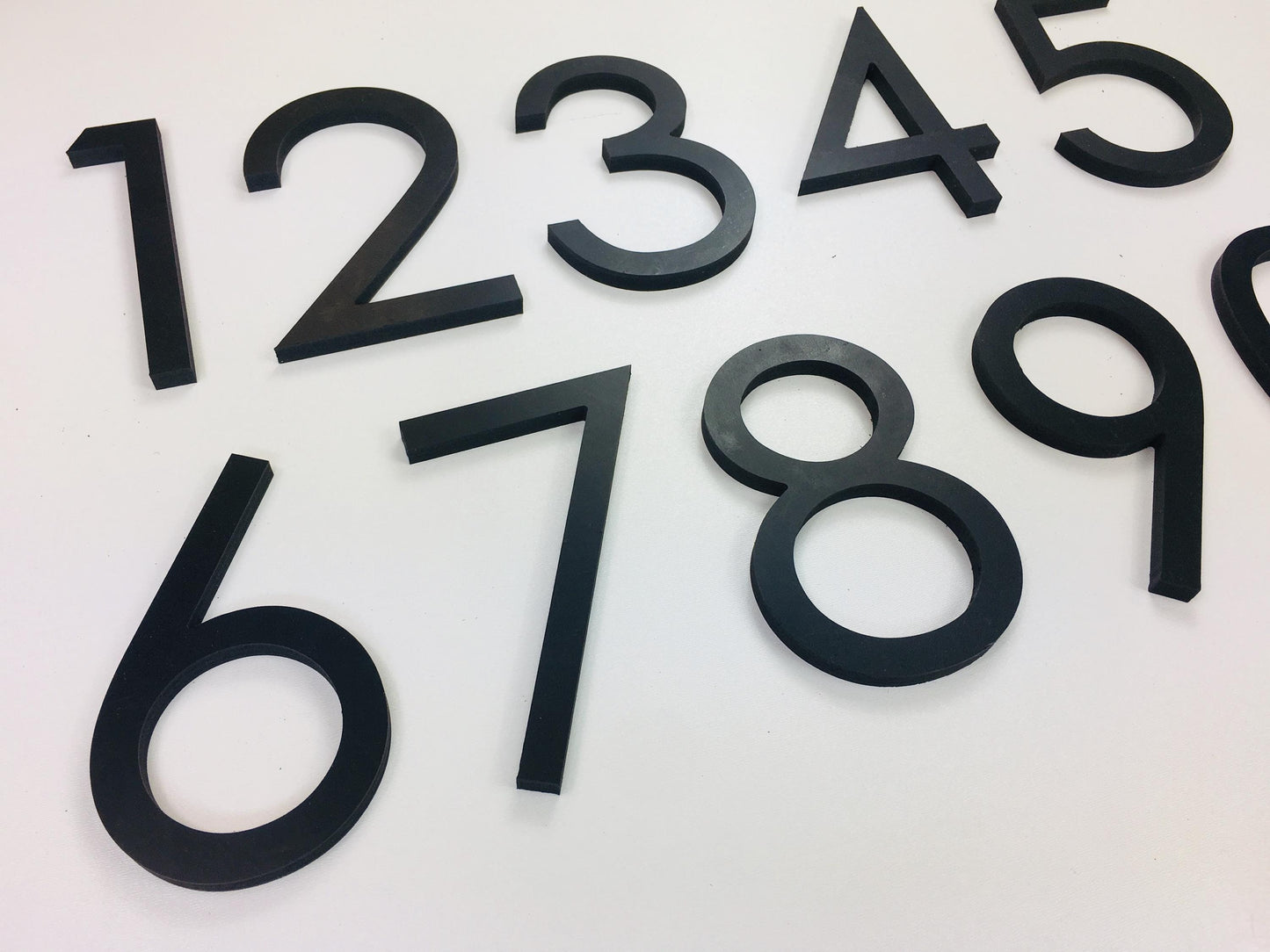4" Acrylic House Numbers: Reflective, Weatherproof DIY Street Address