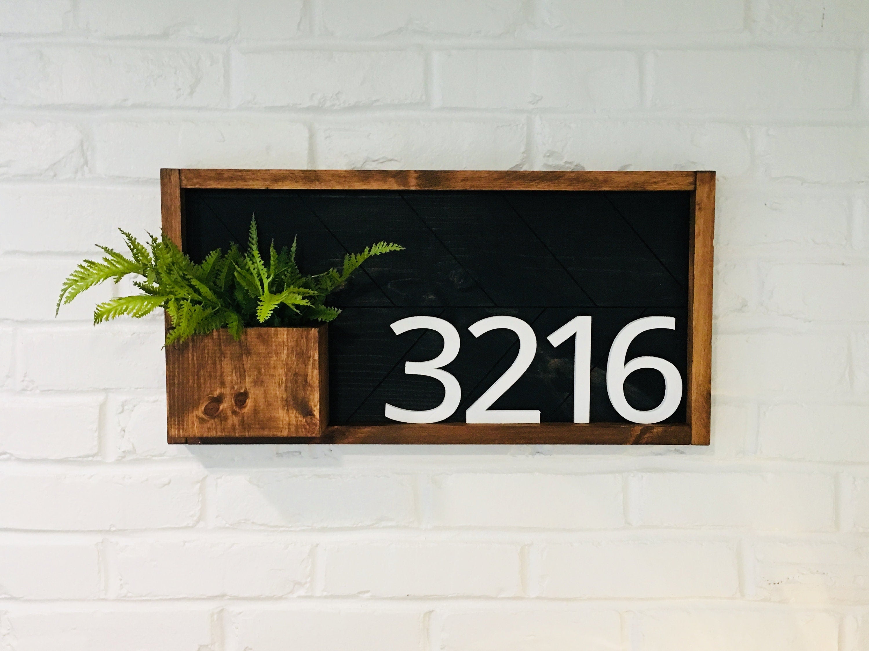 Weston House Numbers, Planter, House Number Planter, Address Sign, New Home Gift, Number Sign, House Number, Mailbox, Plaque, New House GIFT