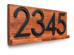 Delmar Custom Modern Address Plaque: Personalized Door Sign for Stylish Home Decor