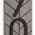 Chesapeake Winter Wonderland Curb Appeal: Handcrafted Rustic Holiday Wood Sign for Porch Decorations