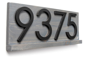 Delmar Custom Modern Address Plaque: Personalized Door Sign for Stylish Home Decor