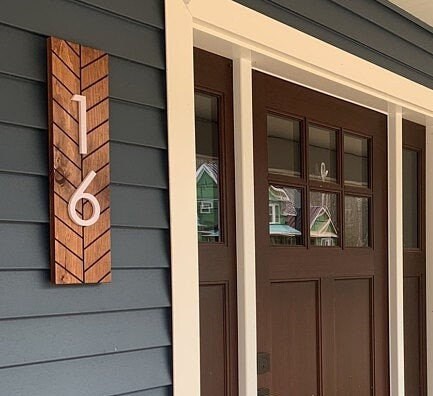 Chesapeake Winter Wonderland Curb Appeal: Handcrafted Rustic Holiday Wood Sign for Porch Decorations