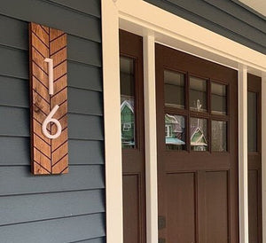 Chesapeake Winter Wonderland Curb Appeal: Handcrafted Rustic Holiday Wood Sign for Porch Decorations