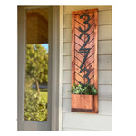 Fairview House Numbers, Rustic House Numbers Plaque sign - Personalized Wall Planter for Your Home Decor