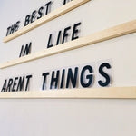 XL Letterboard Handcrafted Letter Message Board - Creative Home Organization for Kids Room Personalized Nursery Wall Decor - Kids Room Art