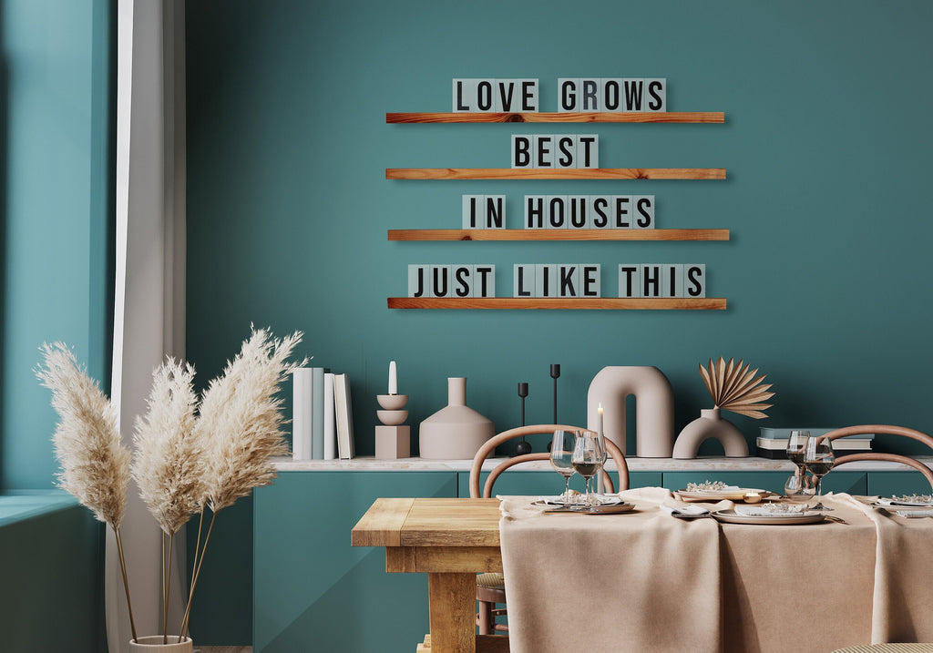XL LETTERBOARD, Letter ledge, farmhouse wall decor, farmhouse wall decor living room, farmhouse sign, farmhouse sign quotes,  wall letter