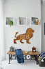 XL Lion Tiger Nursery Wall Art - Personalized Baby Name Sign for Safari Baby Shower Gift - Jungle Nursery Wall Art -Name for Baby's Room