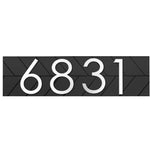 Chesapeake 100% UV & Weatherproof Vertical Address Sign, Address Plaque, Address Number Sign for Porch, Personalized PVC Address Sign Home