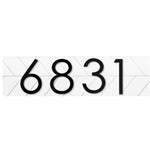 Chesapeake House Number Sign, Address Plaque Vertical, House Numbers, Address, Housewarming Gift, Horizontal Address Plaque, Vertical Number