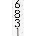 Chesapeake 100% UV & Weatherproof Vertical Address Sign, Address Plaque, Address Number Sign for Porch, Personalized PVC Address Sign Home