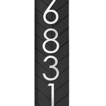 Chesapeake 100% UV & Weatherproof Vertical Address Sign, Address Plaque, Address Number Sign for Porch, Personalized PVC Address Sign Home