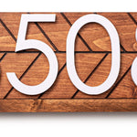 Towson Custom Outdoor Sign: Unique House Number Sign and Garden Decor Accessory