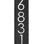 Chesapeake 100% uv & weatherproof vertical address sign, address plaque, address number sign for porch, personalized pvc address sign home