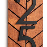 Chesapeake Modern Chesapeake Vertical Address Sign - Personalized Large House Numbers - Outdoor Address Plaque for Your Home
