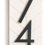 Chesapeake Modern Chesapeake Vertical Address Sign - Personalized Large House Numbers - Outdoor Address Plaque for Your Home