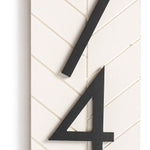 Chesapeake vertical address plaque sign, porch address sign, large house numbers, number sign for outside, personal address sign for home cc
