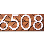 Auburn modern address plaque, personalized address sign, house numbers sign, large address numbers for house, housewarming gift, curb appeal