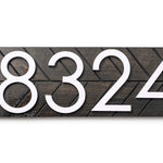 Auburn modern address plaque, personalized address sign, house numbers sign, large address numbers for house, housewarming gift, curb appeal