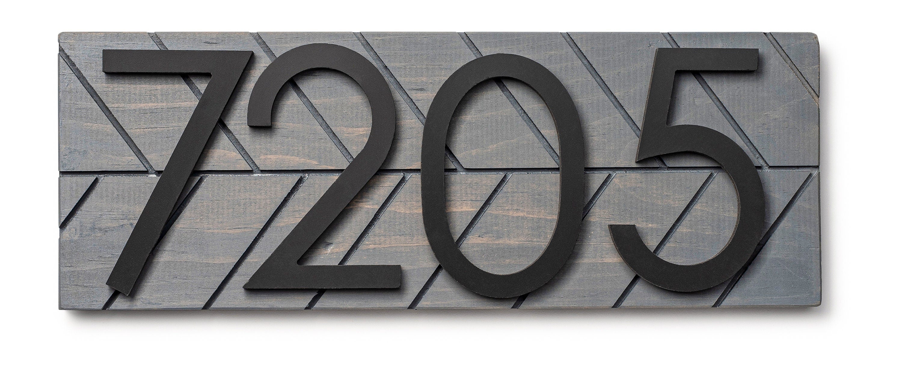 Auburn modern address plaque, personalized address sign, house numbers sign, large address numbers for house, housewarming gift, curb appeal