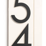 Laurel vertical address sign for house, modern address plaque, house numbers for outside, large address numbers, personalized address sign