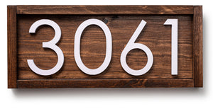 Tanyard Custom Gift for Housewarming - Front Porch Decor - Outdoor Art - Home Sign and House Number Plaque