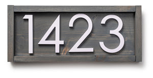 Tanyard Custom Gift for Housewarming - Front Porch Decor - Outdoor Art - Home Sign and House Number Plaque