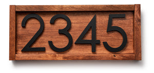 Tanyard Custom Gift for Housewarming - Front Porch Decor - Outdoor Art - Home Sign and House Number Plaque