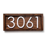 Tanyard Custom Gift for Housewarming - Front Porch Decor - Outdoor Art - Home Sign and House Number Plaque