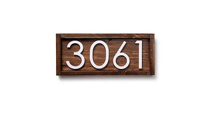 Tanyard Custom Gift for Housewarming - Front Porch Decor - Outdoor Art - Home Sign and House Number Plaque