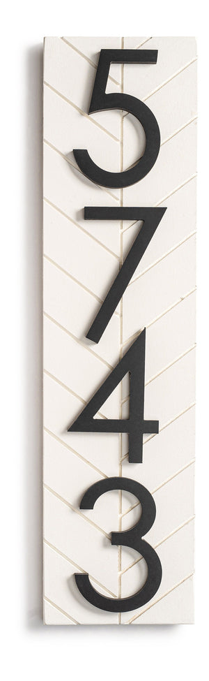 Chesapeake vertical address sign, modern address plaque, large house numbers, address number sign for outside personalized address sign home