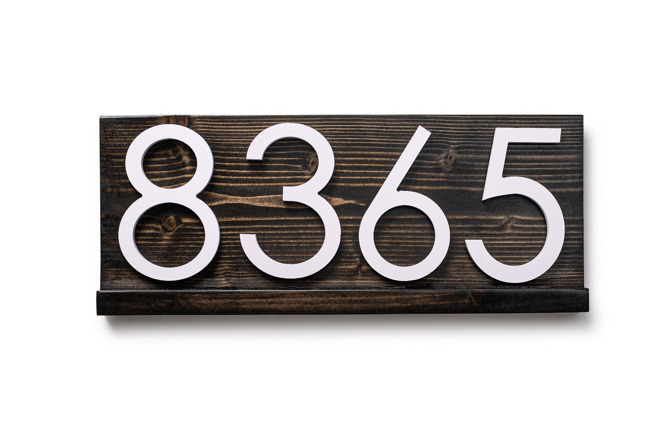 Delmar modern address sign plaque, address sign for house, personalized address plaque for home, large numbers outside, contemporary address