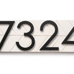 Auburn modern address plaque, personalized address sign, house numbers sign, large address numbers for house, housewarming gift, curb appeal