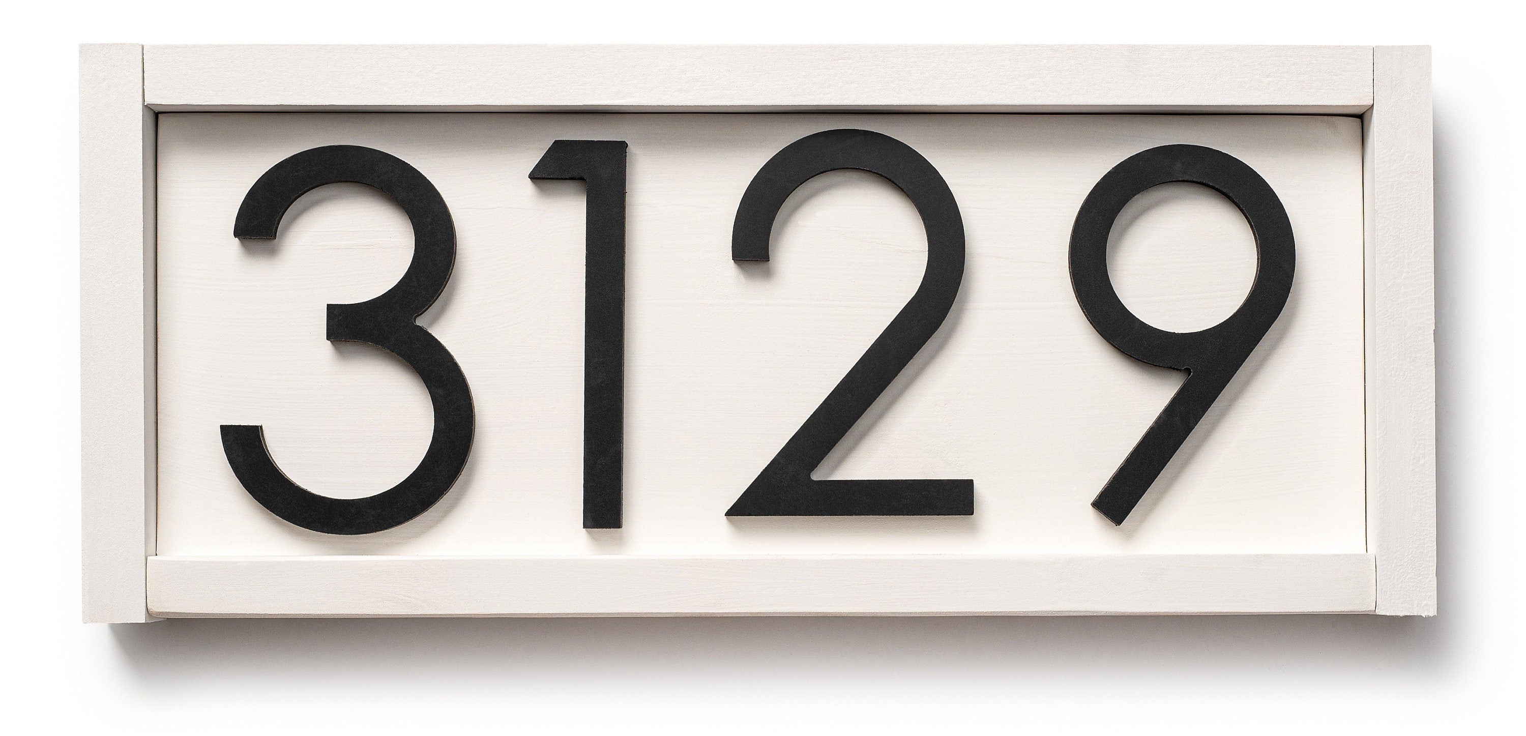 Tanyard modern house numbers, contemporary address sign, large address plaque, personalized address numbers sign, farmhouse house number