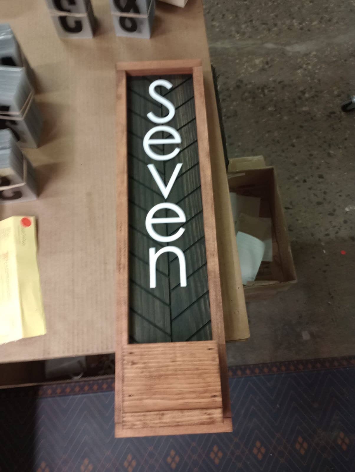 Fairview Vertical Address Sign Planter, House Number, House Number Sign, Address Sign, Address Plaque Personalized Numbers Sign, Gift