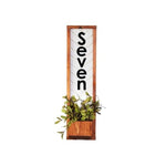 Fairview Vertical Address Sign Planter, House Number, House Number Sign, Address Sign, Address Plaque Personalized Numbers Sign, Gift