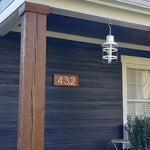 Tanyard Custom Address Numbers Plaque - Farmhouse Housewarming Gift - Personalized Home Address