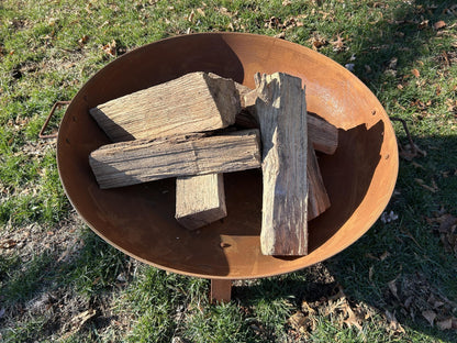 Handcrafted Steel Fire Bowl: Middleton Patio Fire Pit (24/30/34 inch)