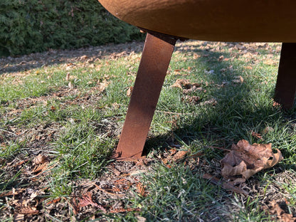 Handcrafted Steel Fire Bowl: Middleton Patio Fire Pit (24/30/34 inch)